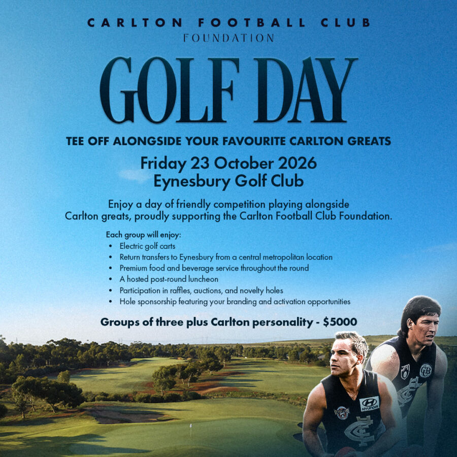 311 FOUND Carlton Foundation Golf Day Launch Collateral Square